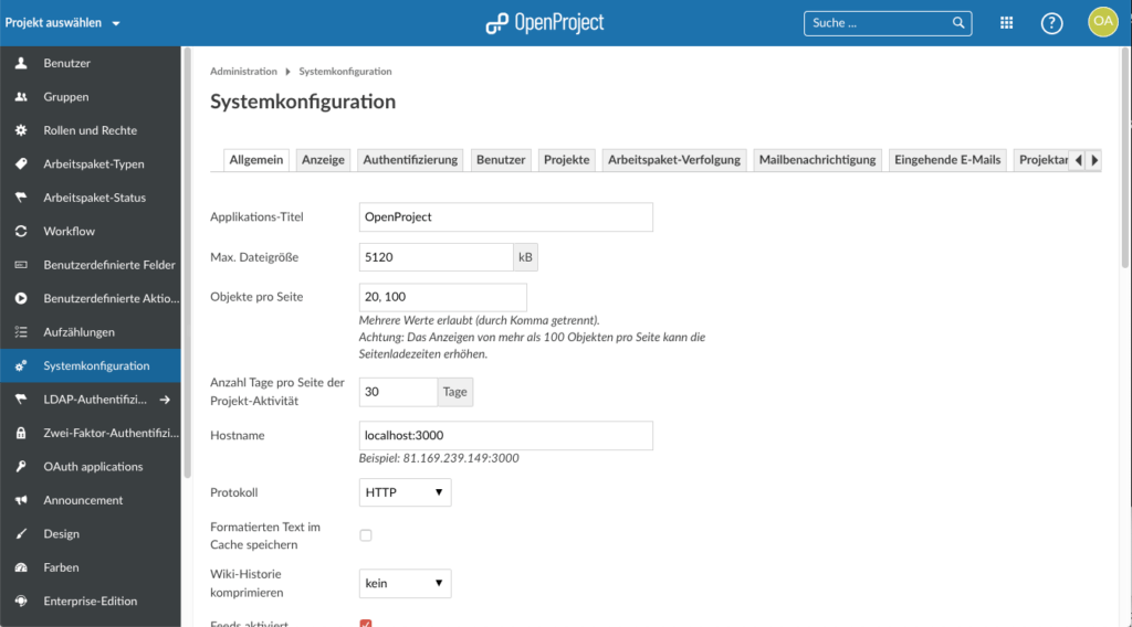 OpenProject Projektmanagement