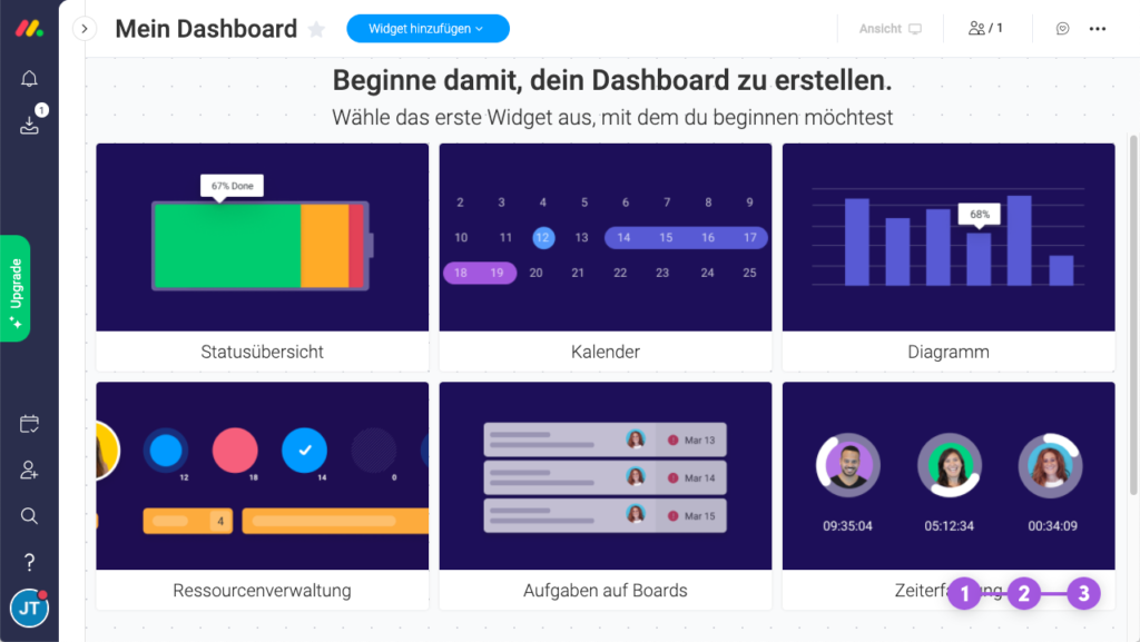 monday.com dashboards